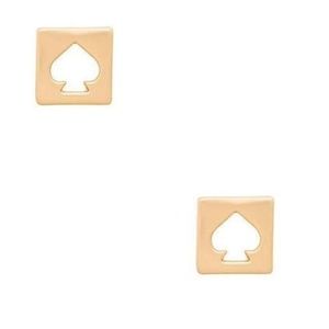 Kate Spade Signature Punch Cut Out Earrings EUC